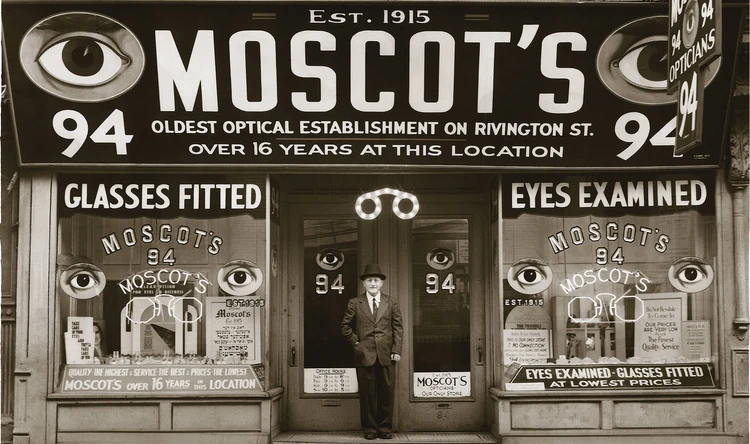 occhiali moscot dal 1915